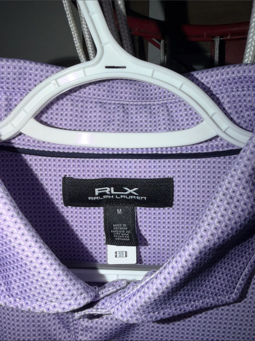 2025 Ralph Lauren RLX Performance Polo (Purple) - Size M